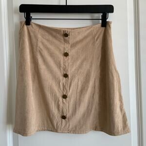 Romeo + Juliet Couture Small Faux Suede Mini Skirt